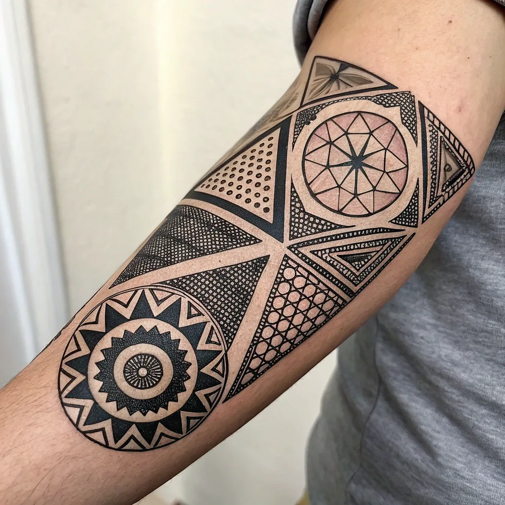 Geometric Shapes Tattoo
